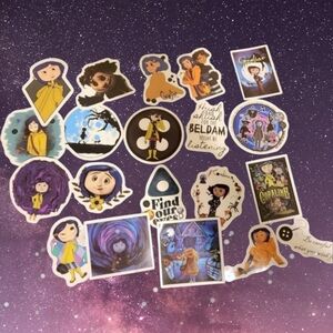 Lot of Coraline Stickers